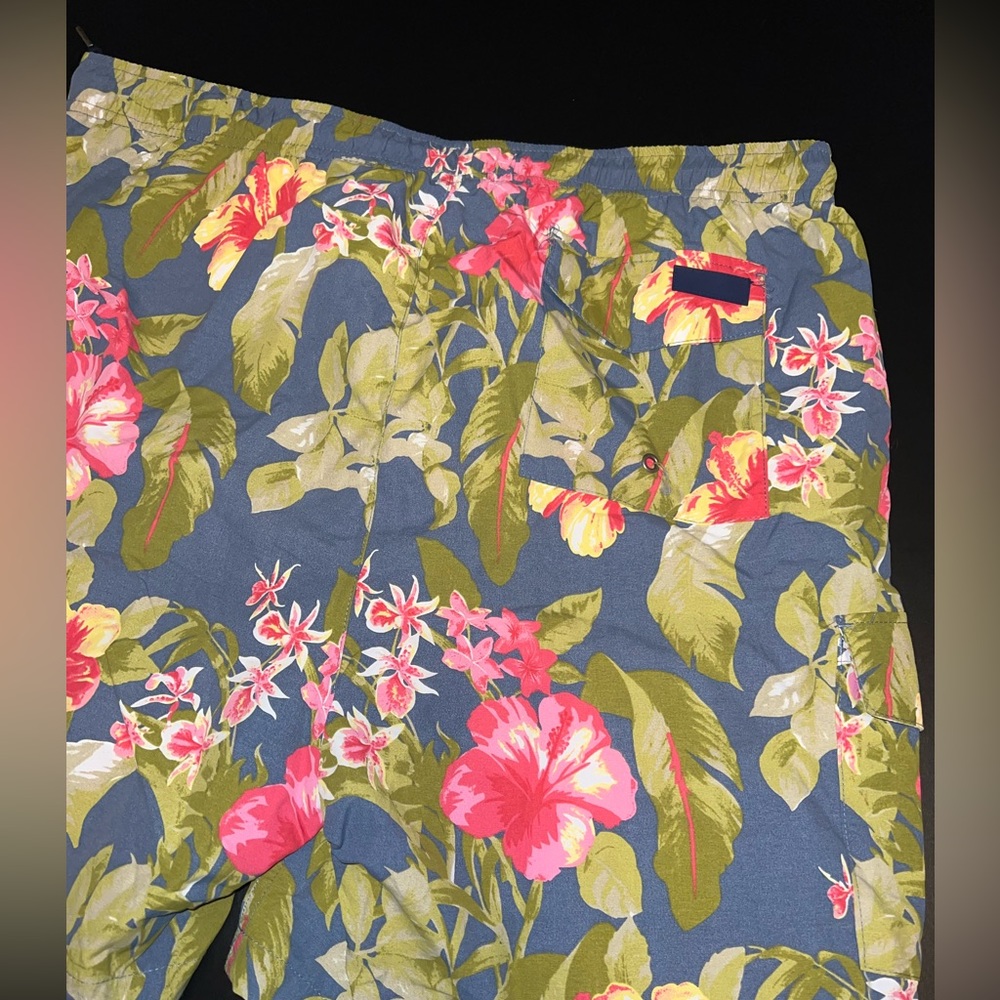 Rainforest Men’s Hibiscus Swim Trunks Size Large EUC - Picture 5 of 6